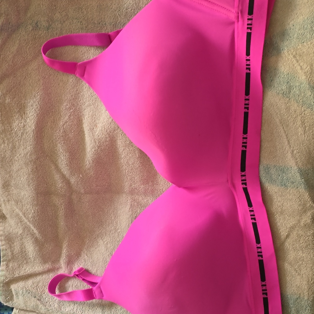 Victoria's Secret Hot Pink Wireless Bra
